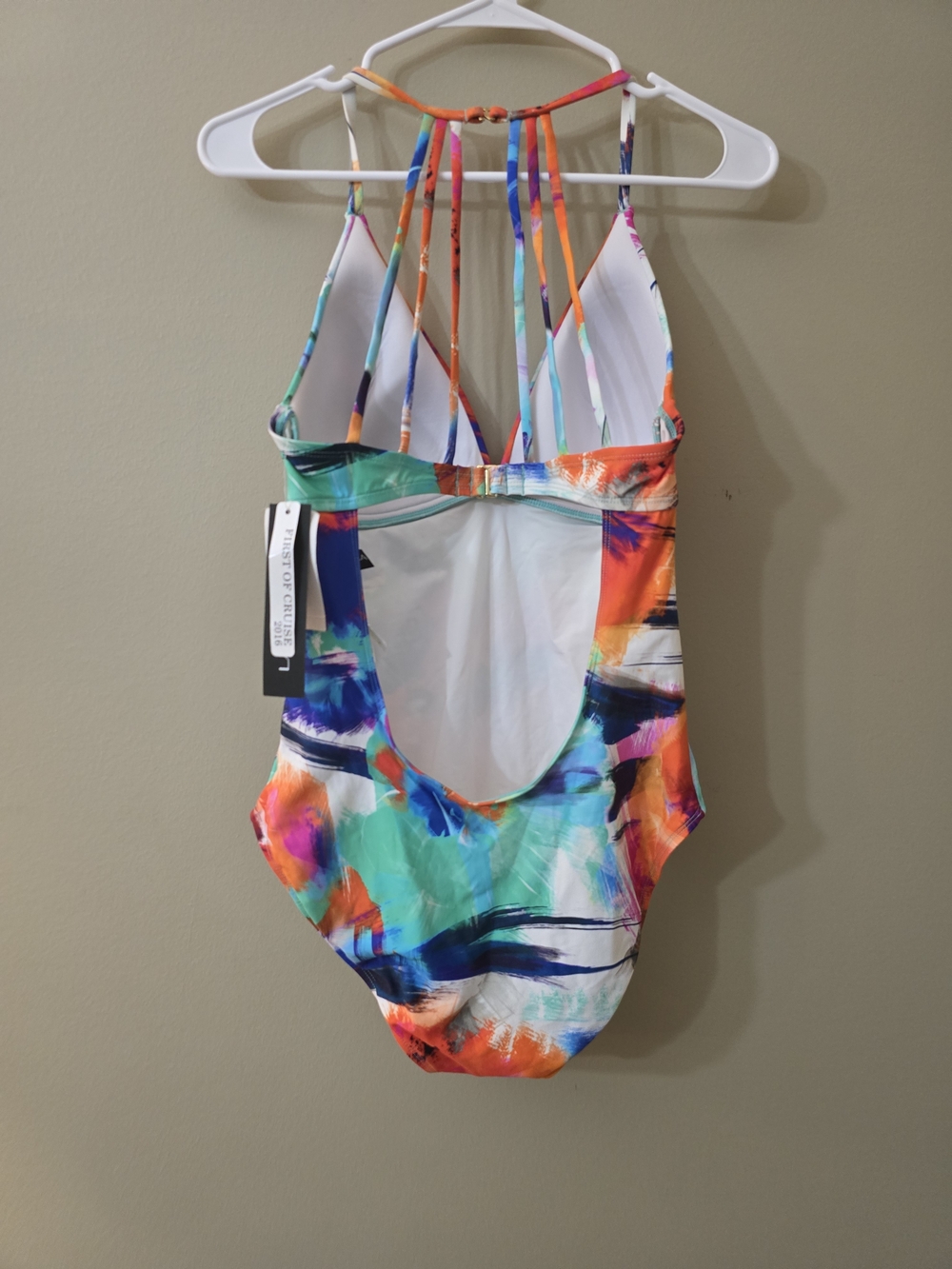 La Blanca Multicolor One-Piece Swimsuit Women Size 10 - Picture 5 of 10